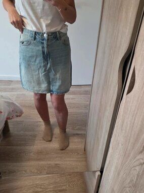 New Kiabi denim skirt